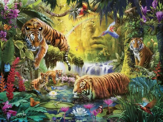 Ravensburger Puzzel Idylle Bij De Waterplaats - Legpuzzel - 1500 Stukjes 5 Ravensburger Puzzel Idylle Bij De Waterplaats - Legpuzzel - 1500 Stukjes - Afbeelding 3