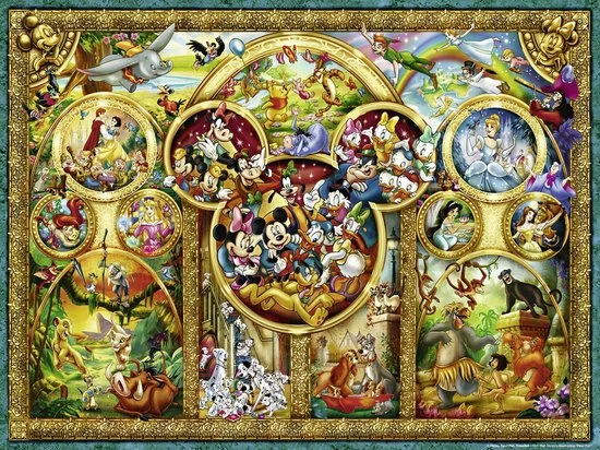 Ravensburger Puzzel Disney Mooiste Disney Thema's - Legpuzzel - 1000 Stukjes 8 Ravensburger Puzzel Disney Mooiste Disney Thema's - Legpuzzel - 1000 Stukjes - Afbeelding 6