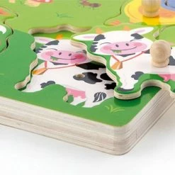 Vigatoys Viga Toys Houten Geluidspuzzel - Boerderijdieren 18 Vigatoys Viga Toys Houten Geluidspuzzel - Boerderijdieren -Exporteren puzzels winkel 550x413 5
