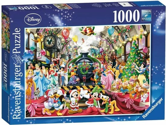 Ravensburger Puzzel Disney Kerstmis Op Station - Legpuzzel - 1000 Stukjes 3 Ravensburger Puzzel Disney Kerstmis Op Station - Legpuzzel - 1000 Stukjes