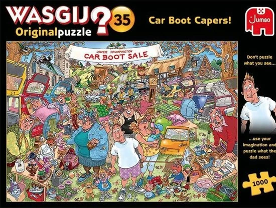 Wasgij Original 35 Vlooienmarkt Vondsten! Puzzel - 1000 Stukjes 11 Wasgij Original 35 Vlooienmarkt Vondsten! Puzzel - 1000 Stukjes - Afbeelding 9