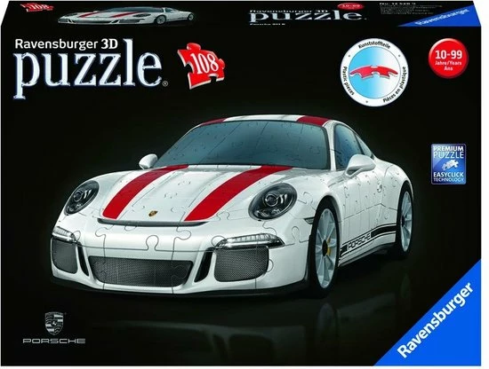 Ravensburger Porsche 911R - 3D Puzzel - 108 Stukjes 10 Ravensburger Porsche 911R - 3D Puzzel - 108 Stukjes - Afbeelding 8