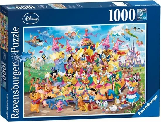 Ravensburger Puzzel Disney Carnival - Legpuzzel - 1000 Stukjes 7 Ravensburger Puzzel Disney Carnival - Legpuzzel - 1000 Stukjes - Afbeelding 5