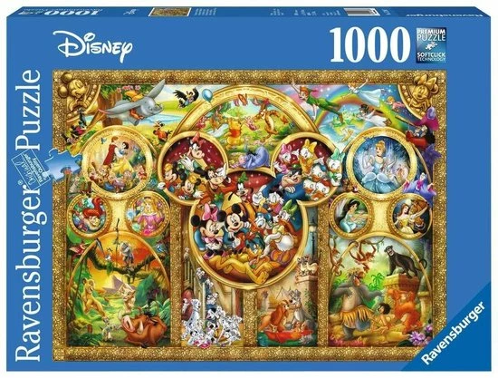 Ravensburger Puzzel Disney Mooiste Disney Thema's - Legpuzzel - 1000 Stukjes 3 Ravensburger Puzzel Disney Mooiste Disney Thema's - Legpuzzel - 1000 Stukjes