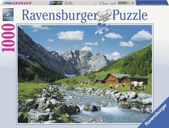 Ravensburger Puzzel Karwendelgebergte, Oostenrijk - Legpuzzel - 1000 Stukjes 3 Ravensburger Puzzel Karwendelgebergte, Oostenrijk - Legpuzzel - 1000 Stukjes