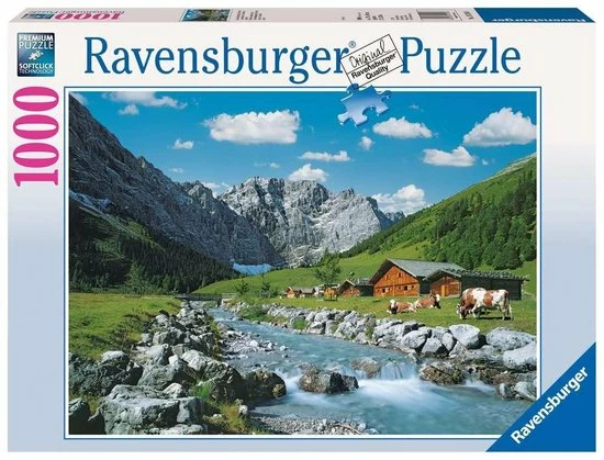 Ravensburger Puzzel Karwendelgebergte, Oostenrijk - Legpuzzel - 1000 Stukjes 7 Ravensburger Puzzel Karwendelgebergte, Oostenrijk - Legpuzzel - 1000 Stukjes - Afbeelding 5