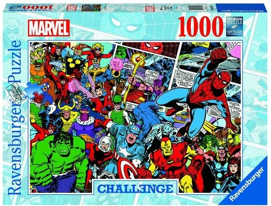 Geen Ravensburger Puzzel Challenge Marvel - Legpuzzel - 1000 Stukjes 9 Geen Ravensburger Puzzel Challenge Marvel - Legpuzzel - 1000 Stukjes - Afbeelding 7