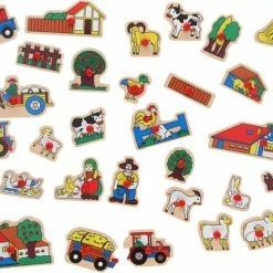 John Toys Houten Knopjespuzzel Boerderij 31 Stukjes 7 John Toys Houten Knopjespuzzel Boerderij 31 Stukjes -Exporteren puzzels winkel 550x419 17