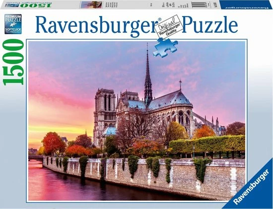 Ravensburger Puzzel Pitoreske Notre Dame - Legpuzzel - 1500 Stukjes 3 Ravensburger Puzzel Pitoreske Notre Dame - Legpuzzel - 1500 Stukjes