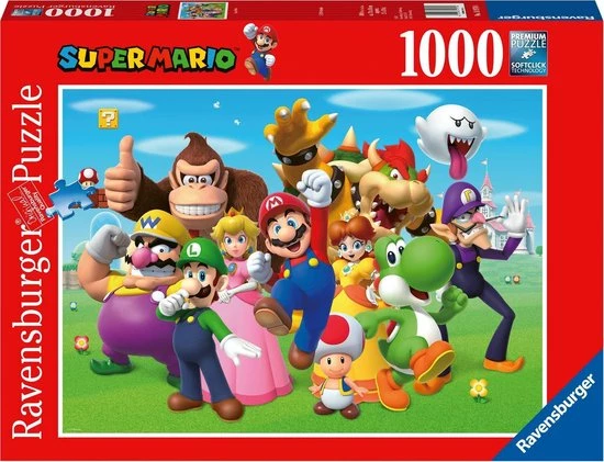 Ravensburger Puzzel Super Mario - 1000 Stukjes 3 Ravensburger Puzzel Super Mario - 1000 Stukjes