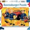 Ravensburger Puzzel Brandweerman Sam Aan Het Werk- 2x12 Stukjes - Kinderpuzzel
