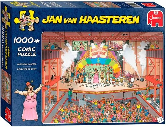 Jan Van Haasteren Eurovisie Songfestival Puzzel - 1000 Stukjes 17 Jan Van Haasteren Eurovisie Songfestival Puzzel - 1000 Stukjes - Afbeelding 15