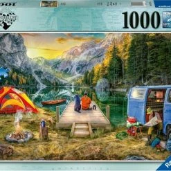 Ravensburger Puzzel Rustige Kampeerplek - Legpuzzel - 1000 Stukjes -Exporteren puzzels winkel 550x421 45