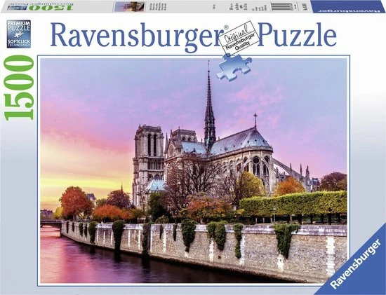 Ravensburger Puzzel Pitoreske Notre Dame - Legpuzzel - 1500 Stukjes 7 Ravensburger Puzzel Pitoreske Notre Dame - Legpuzzel - 1500 Stukjes - Afbeelding 5