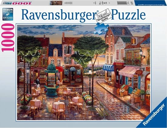 Ravensburger Puzzel Geschilderd Parijs - Legpuzzel - 1000 Stukjes 3 Ravensburger Puzzel Geschilderd Parijs - Legpuzzel - 1000 Stukjes