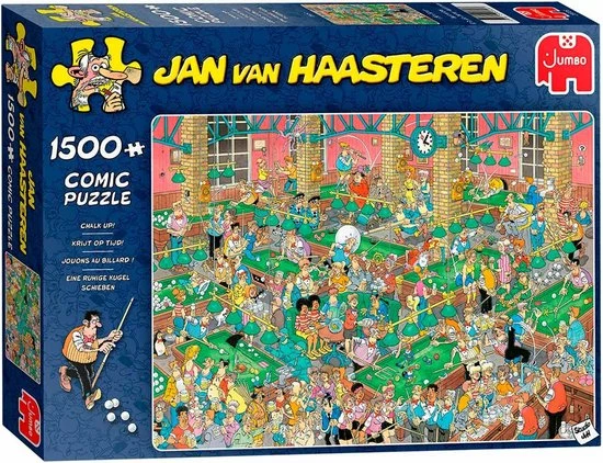 Jan Van Haasteren Krijt Op Tijd! Puzzel - 1500 Stukjes 14 Jan Van Haasteren Krijt Op Tijd! Puzzel - 1500 Stukjes - Afbeelding 12