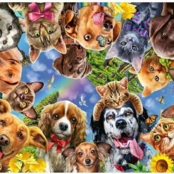 Ravensburger Puzzel Dieren Selfie - Legpuzzel - 500 Stukjes -Exporteren puzzels winkel 550x423 1