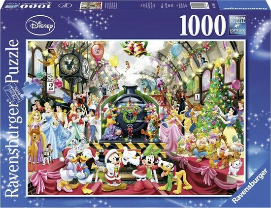 Ravensburger Puzzel Disney Kerstmis Op Station - Legpuzzel - 1000 Stukjes 6 Ravensburger Puzzel Disney Kerstmis Op Station - Legpuzzel - 1000 Stukjes - Afbeelding 4