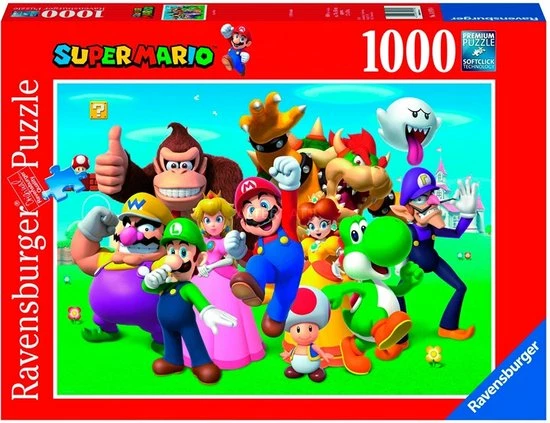 Ravensburger Puzzel Super Mario - 1000 Stukjes 7 Ravensburger Puzzel Super Mario - 1000 Stukjes - Afbeelding 5