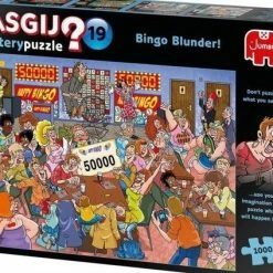 Wasgij Mystery 19 Bingobedrog! Puzzel - 1000 Stukjes 19 Wasgij Mystery 19 Bingobedrog! Puzzel - 1000 Stukjes -Exporteren puzzels winkel 550x424 1