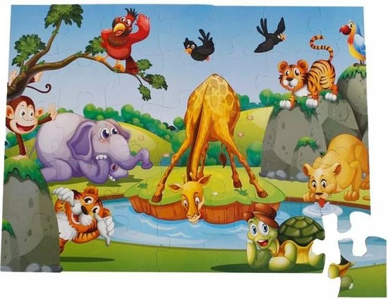 Toys Amsterdam Vloerpuzzel Junior 46 X 62 Cm Karton 35-delig 3 Toys Amsterdam Vloerpuzzel Junior 46 X 62 Cm Karton 35-delig