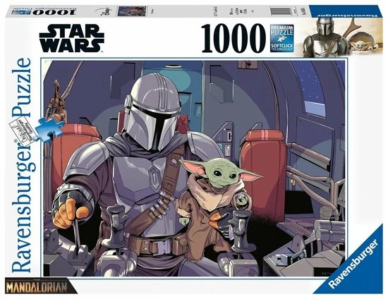 Ravensburger Puzzel Disney Star Wars The Mandalorian - Legpuzzel - 1000 Stukjes 3 Ravensburger Puzzel Disney Star Wars The Mandalorian - Legpuzzel - 1000 Stukjes