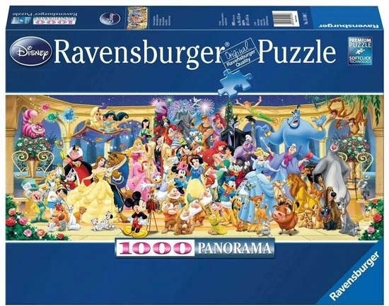 Ravensburger Puzzel Panorama Disney Groepsfoto - Legpuzzel - 1000 Stukjes 3 Ravensburger Puzzel Panorama Disney Groepsfoto - Legpuzzel - 1000 Stukjes