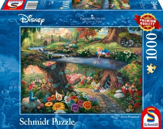 Schmidt Puzzel Disney Alice In Wonderland - 1000 Stukjes - 12+ 4 Schmidt Puzzel Disney Alice In Wonderland - 1000 Stukjes - 12+ - Afbeelding 2