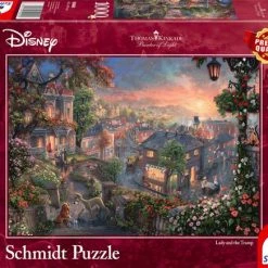 Schmidt Disney Classics - Lady & The Tramp/ Lady & De Vagebond Puzzel - 1000 Stukjes 7 Schmidt Disney Classics - Lady & The Tramp/ Lady & De Vagebond Puzzel - 1000 Stukjes -Exporteren puzzels winkel 550x436 3