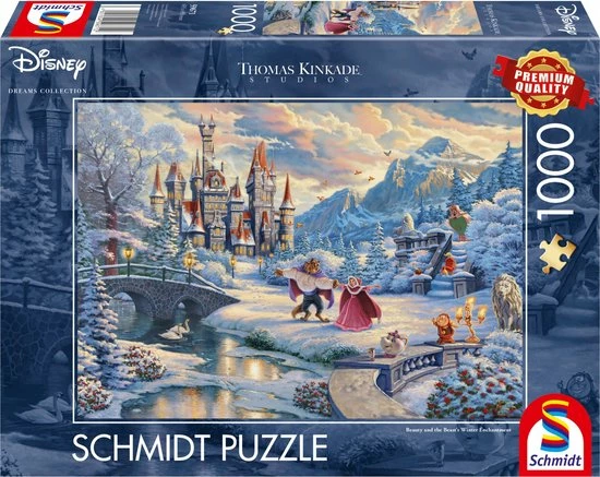 Schmidt Puzzle Legpuzzel Disney Belle En Het Beest 1000 Stukjes 3 Schmidt Puzzle Legpuzzel Disney Belle En Het Beest 1000 Stukjes