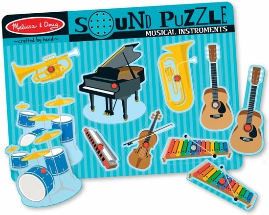 Melissa & Doug - Musical Instruments - Legpuzzle Met Geluid 4 Melissa & Doug - Musical Instruments - Legpuzzle Met Geluid - Afbeelding 2