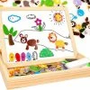Magnetische Dieren Puzzel & Krijtbord - Alles In 1 Houten Speelbox - Multifunctioneel - 71 Stukken - XD Xtreme 2 Magnetische Dieren Puzzel & Krijtbord - Alles In 1 Houten Speelbox - Multifunctioneel - 71 Stukken - XD Xtreme -Exporteren puzzels winkel 550x445