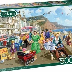 Falcon Puzzel Sidmouth Seafront - Legpuzzel - 500 Stukjes