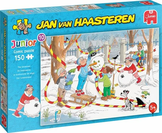 Jan Van Haasteren Junior De Sneeuwman 150 Stukjes - Legpuzzel 3 Jan Van Haasteren Junior De Sneeuwman 150 Stukjes - Legpuzzel