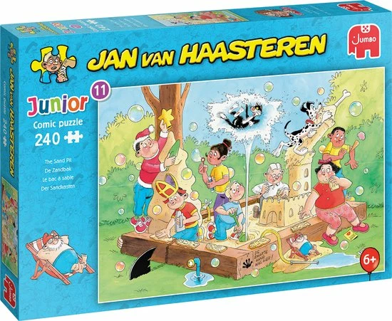 Jan Van Haasteren Junior De Zandbak 240 Stukjes - Legpuzzel 3 Jan Van Haasteren Junior De Zandbak 240 Stukjes - Legpuzzel