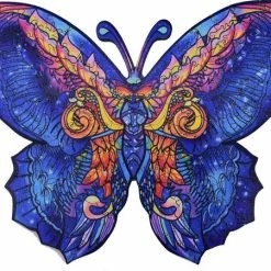 Jigsaw Legpuzzel Mystery Vlinder 036 A3 | Houten Puzzel | 200 Stukjes | Dierenpuzzel In Meer Dan 50 Verschillende Modellen -Exporteren puzzels winkel 550x451