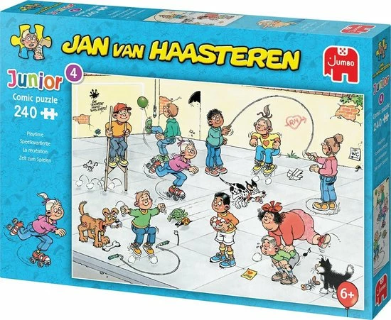 Jan Van Haasteren Junior Speelkwartiertje Puzzel - 240 Stukjes - Kinderpuzzel 6 Jan Van Haasteren Junior Speelkwartiertje Puzzel - 240 Stukjes - Kinderpuzzel - Afbeelding 4