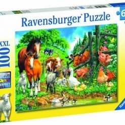Ravensburger Puzzel Dierenbijeenkomst - Legpuzzel - 100 Stukjes -Exporteren puzzels winkel 550x451 47
