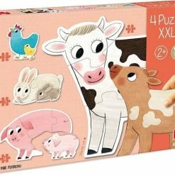 Goula 4 XXL Vormpuzzels Dieren Mama's En Baby's - 2+3+4+5 Stukjes -Exporteren puzzels winkel 550x454 10