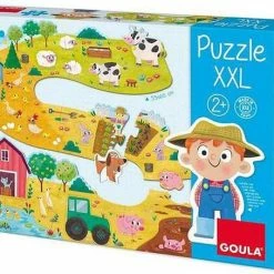Goula Vormenpuzzel Boerderij Junior Hout - 17 Stukjes -Exporteren puzzels winkel 550x454 4