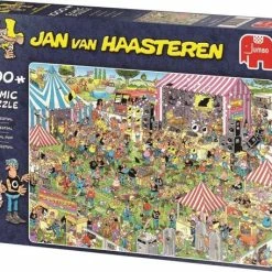Jan Van Haasteren Popfestival Puzzel - 1000 Stukjes 17 Jan Van Haasteren Popfestival Puzzel - 1000 Stukjes -Exporteren puzzels winkel 550x456 10