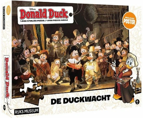 Donald Duck Puzzel 1000 Stukjes - De Duckwacht 4 Donald Duck Puzzel 1000 Stukjes - De Duckwacht - Afbeelding 2