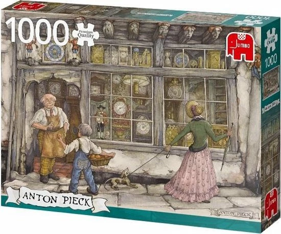 Jumbo Premium Collection Puzzel Anton Pieck De Klokkenwinkel - Legpuzzel - 1000 Stukjes 5 Jumbo Premium Collection Puzzel Anton Pieck De Klokkenwinkel - Legpuzzel - 1000 Stukjes - Afbeelding 3