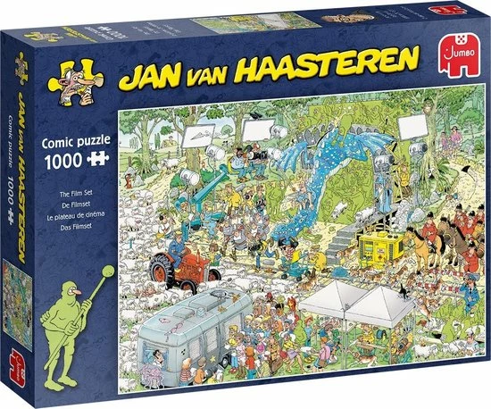 Jan Van Haasteren De Filmset Puzzel - 1000 Stukjes 11 Jan Van Haasteren De Filmset Puzzel - 1000 Stukjes - Afbeelding 9