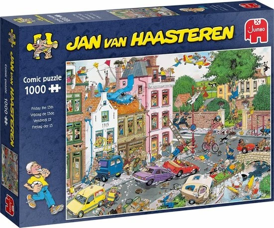 Jan Van Haasteren Vrijdag De 13e Puzzel - 1000 Stukjes 3 Jan Van Haasteren Vrijdag De 13e Puzzel - 1000 Stukjes