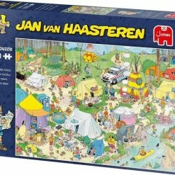 Jan Van Haasteren Kamperen In Het Bos Puzzel - 1000 Stukjes -Exporteren puzzels winkel 550x458 148
