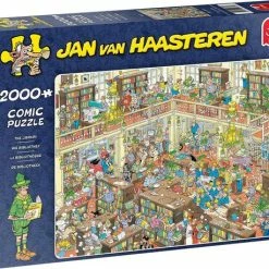 Jan Van Haasteren De Bibliotheek Puzzel - 2000 Stukjes 24 Jan Van Haasteren De Bibliotheek Puzzel - 2000 Stukjes -Exporteren puzzels winkel 550x458 161
