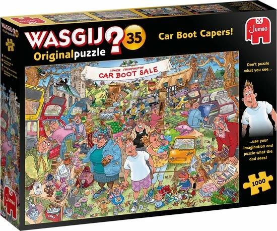 Wasgij Original 35 Vlooienmarkt Vondsten! Puzzel - 1000 Stukjes 3 Wasgij Original 35 Vlooienmarkt Vondsten! Puzzel - 1000 Stukjes