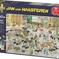 Jan Van Haasteren De Veemarkt Puzzel - 1000 Stukjes -Exporteren puzzels winkel 550x458 167