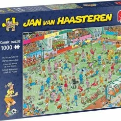 Jan Van Haasteren WK Vrouwenvoetbal Puzzel - 1000 Stukjes -Exporteren puzzels winkel 550x458 175
